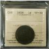 Image 1 : 1858 1¢ ICCS VF30, chocolate brown