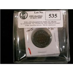 Lot of  four Victoria Large cents.  Includes