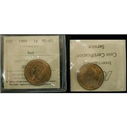 1901 1¢ ICCS MS-65