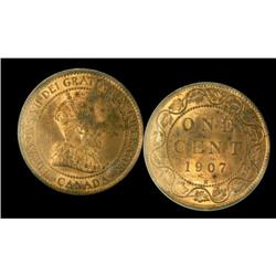 1907H 1¢ ICCS MS64 red, a must see, so close