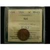 Image 1 : 1924 1¢ ICCS MS63 red, super small cent examp
