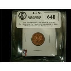 Lot of 4 coins 1¢ 1954(1) MS-64, 1955(1) MS-6