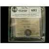 Image 1 : Lot of 3 ICCS graded five cents,1891obv 5,