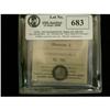 Image 1 : Lot of 3 ICCS graded coins, Five cents 1892 o