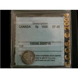 1898 5¢ CCCS EF-40
