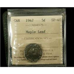 1947 ML 5¢ ICCS SP65