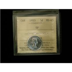 1953 5¢ SF MS65