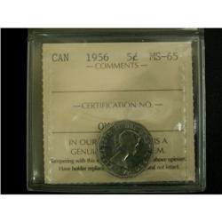 1956 5¢ ICCS MS-65