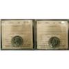 Image 1 : 1958 and 1961 5¢, both ICCS MS65