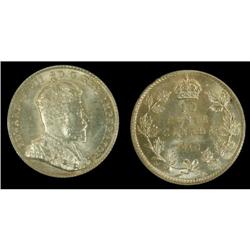 1910 10¢ ICCS MS65, Fully white in colour wit