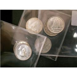 Lot of 6 10¢; 1937(2), 1946, 1947,.1949, 1958