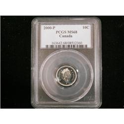 2000P 10¢ PCGS MS68.  WOW.  In this grade sho