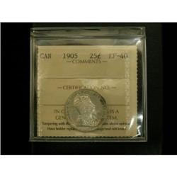 1905 25¢ ICCS EF40