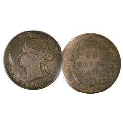 1870 50¢ ICCS AU58, another nice Victorian co