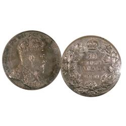 1908 50¢ ICCS AU55, well struck with greyish