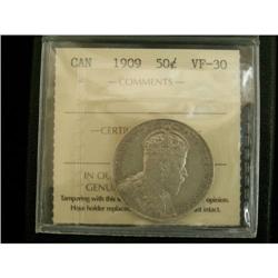 1909 50¢ ICCS VF-30