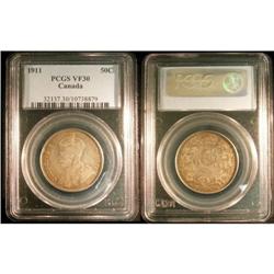 1911 50¢ ICCS VF30, problem free with dark to