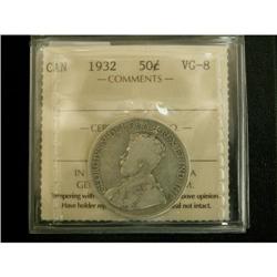 1932 50¢ ICCS VG-8