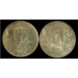 1932 50¢ ICCS MS64, light russet tone over fu