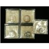 Image 1 : Lot of 5 ICCS graded  fifty cents;1956 ,1957,