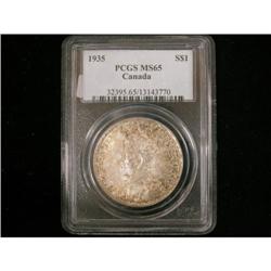 1935 $1 PCGS MS-65