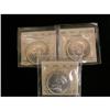 Image 1 : Lot of 3 ICCS graded $1 ;1936 AU-55, 1946 AU-