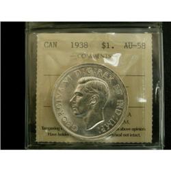 1938 $1 ICCS AU-58