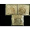 Image 1 : Lot of 3 ICCS graded $1 1939 MS-63 (3),