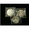 Image 1 : Lot of three silver dollars, 1939 (2), 1949,