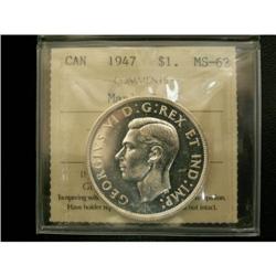1947 ML $1 ICCS MS-62
