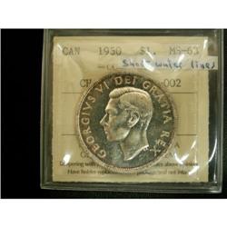 1950 $1 S.W.L. ICCS MS63, brilliant