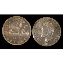 1950 $1 S.W.L. ICCS MS65, a lightly toned coi