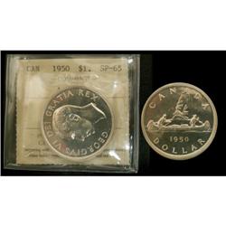 1950 $1 Arnprior ICCS SP65, fully brilliant a