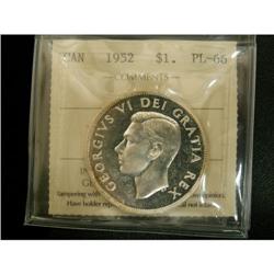 1952 $1 NWL ICCS PL66, blast white wih lots o