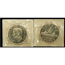 1952 $1 NWL ICCS MS-65, blast white wih lots