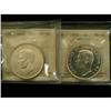 Image 1 : Lot of 2 ICCS graded $1 1952 WL MS-64,