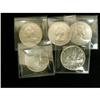 Lot of 5  silver dollars; Includes 1953SF, 19