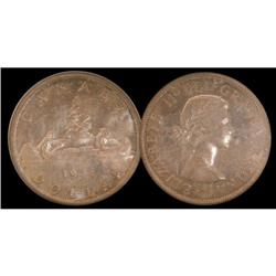 1956 $1 PCGS MS65, a sublime example with lig