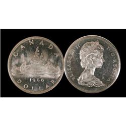 1966 $1 Small Beads ICCS MS62, extremely soug