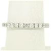 Image 4 : 18K White Gold 1.0 ctw F VS1 Round Brilliant Prong Set Diamond Eternity Band Rin