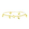 Image 2 : Heart Charm Bracelet - 22KT Yellow Gold