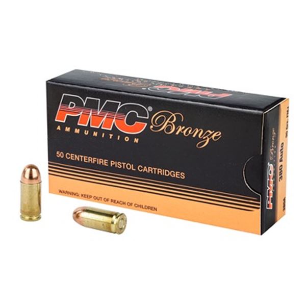 PMC BRNZ 380ACP 90GR FMJ