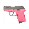 Image 1 : SCCY CPX2-CB PISTOL DAO 9MM 10RD BLACK/PINK W/O SAFETY