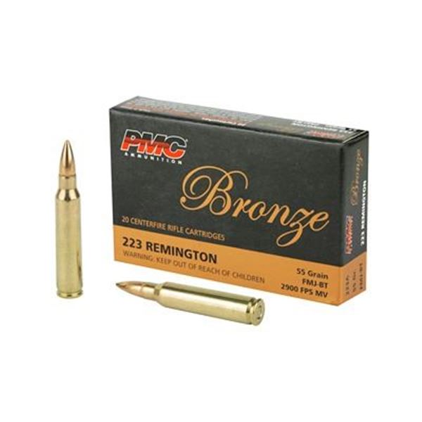 PMC BRNZ 223REM 55GR FMJ - 40 Rds