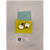 Image 2 : Nice Set of Vintage Taxco Clip On Earrings Sterling Silver 1 Inch in Diameter