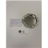 Image 1 : Very Pretty 4" Round Art Nouveau 800 Silver Dish. Marked with German HM. Weight 44.7 G