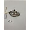 Image 2 : Antique Birks Sterling Silver Footed Dish with Beautiful Pierced Design Great Condition