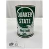 Image 1 : Vintage One Liter Quaker State Motor Oil Tin