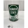 Image 2 : Vintage One Liter Quaker State Motor Oil Tin