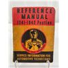 Image 1 : 1941 - 1942 Pontiac Reference Manual in Good Shape